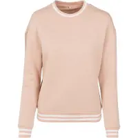 Build Your Brand College Sweat Crew Sweatshirt Rose 3XL Femme