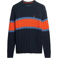 Superdry Pull-over bleu / marine / orange