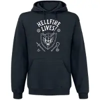 Stranger Things Sweat-shirt à capuche de - Season 5 - Hellfire Lives! - S - XXL - pour Homme - noir - Taille M