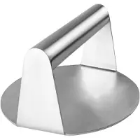 Ibili Hamburgerpresse Edelstahl 14.50 cm Perfekt zum Formen und Pressen von Hamburgern