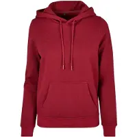 Build Your Brand Basic Hoodie Rouge 4XL Femme