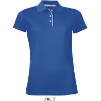 Sol SOLs 01179 | Womens Sports Polo Femme Performer - Couleur : Royal Blue - Taille : S