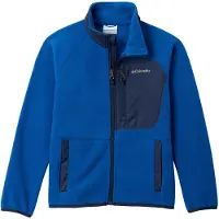 Columbia - Polaire zippée - Fast Trek V Full Zip Mountain Blue Collegiate Navy en Nylon - Taille Enfant 158,5
