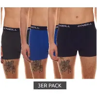 O'Neill Hommes Boxer Boxer 900003 Solid Blue 3-Pack - Taille L