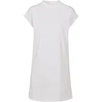 Build Your Brand Robe manches retroussées White - Build Your Brand BY101 - Taille XS