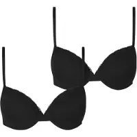 Urban Classics Soutien-gorge Basic Cotton Lace 2 Unités