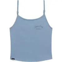 Superdry Femme Débardeur Athletics Essentials Bleu Taille: 38