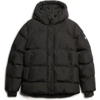 Superdry Veste d’hiver noir / blanc