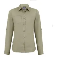 Craghoppers Exp Kiwi Long Sleeve Shirt Marron 38 Femme