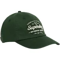 Superdry Casquette vert foncé / blanc