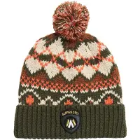 Superdry unisex pour enfant. Y9010190A Bonnet tricoté Aprés Ski vert (OSFA), Casuel, Acrylique, Durable, mode enfantine