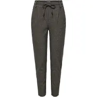 ONLY Pantalon à pince noir / blanc naturel