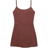 Superdry Printed Cami Mini Sleeveless Short Dress Rose XL Femme
