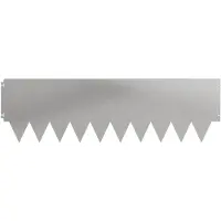 vidaXL Bordure de pelouse, 10 pièces, en métal