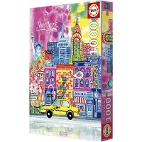 Educa Puzzle New York par Car Pintos - 1000 pièces