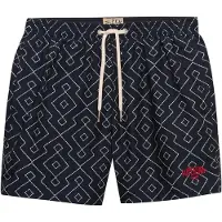 Superdry Shorts de bain crème / bleu marine