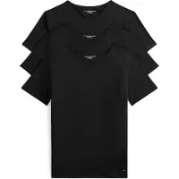 Tommy Hilfiger Um0um03137 Short Sleeve Base Layer 3 Units Noir M Homme