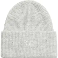 Superdry Soft Rib Beanie Gris