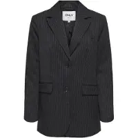 ONLY Blazer 'ONLREINA' noir / blanc