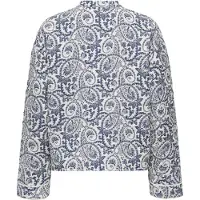 ONLY Veste mi-saison 'ONLHALLIE' bleu / bleu foncé / blanc