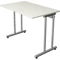Kerkmann Büromöbelfabrik Smart office Bureau blanc rectangulaire (100 x 60 x 75 cm)