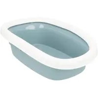 Stefanplast Bac à litière Beeztees Sprint 20 blanc/bleu clair 39x58x17 cm