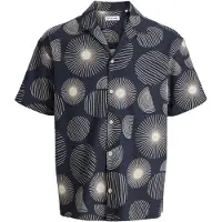 Jack & Jones Chemise bleu marine / blanc