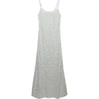 Superdry Printed Cami Maxi Sleeveless Long Dress Blanc XL Femme