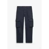 Superdry pour homme. M7011132A Pantalon Core Cargo marine (30/32), Casuel, Coton