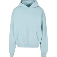 Build Your Brand Ultra Heavy Cotton Box Hoodie Bleu S Homme