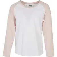 Urban Classics T-Shirt rose clair / blanc