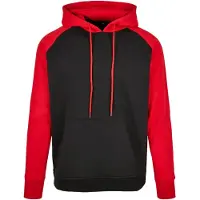 Build Your Brand Basic Raglan Hoodie Noir 3XL Homme