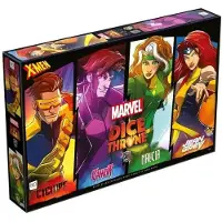 Lucky Duck Games Jeu de stratégie Marvel Dice Throne Xmen Cyclops Gambit Jean Gray et Rogue