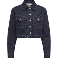 ONLY Veste mi-saison 'ONLHeather' bleu foncé