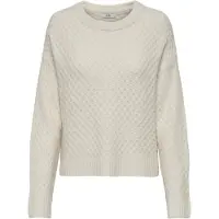 ONLY Pull-over 'JDYBigum' blanc cassé