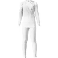 Maier Sports Kim Long Sleeve Base Layer Set Blanc 128 cm Enfants