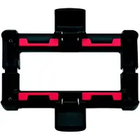 Vaude Uniklip Fixation System Pannier Rack Adapter Rose