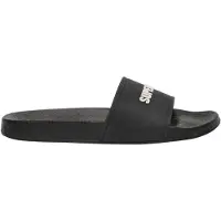 Superdry Homme Imprimé Premium Claquettes De Piscine, Noir &amp; Blanc, Pointure: 6-7