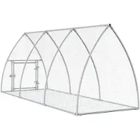 vidaXL Cage à lapins Argentée 300x105x120 cm Acier galvanisé