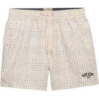 Superdry pour homme. M3010262A Maillot de bain Premium imprimé 15 blanc (XXL), Beachwear, Polister recyclé
