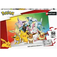Nathan Puzzle 150 pièces : Pokémon : Evoli et ses évolutions