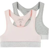 Name it Soutiens-gorge gris chiné / rose pastel / argent