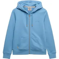 Superdry Veste de survêtement 'Essential' bleu ciel