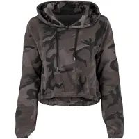 Build Your Brand Camo Hoodie Marron XS Femme