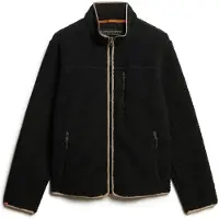 Superdry Veste en polaire beige / noir