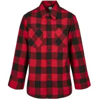Urban Classics Chemise rouge / noir