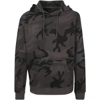 Build Your Brand Camo Hoodie Gris M Homme