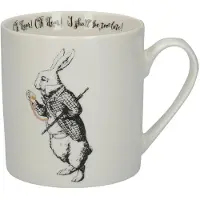 V And A Mug Lapin Blanc Alice Au Pays Des Merveilles 350ml