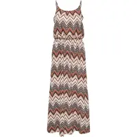 ONLY Robe d’été 'Winner' marron / vert / blanc