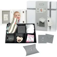 Dooky Luxury Memory Box Triple Frame Printset kit d’empreintes pour bébé 1 pcs